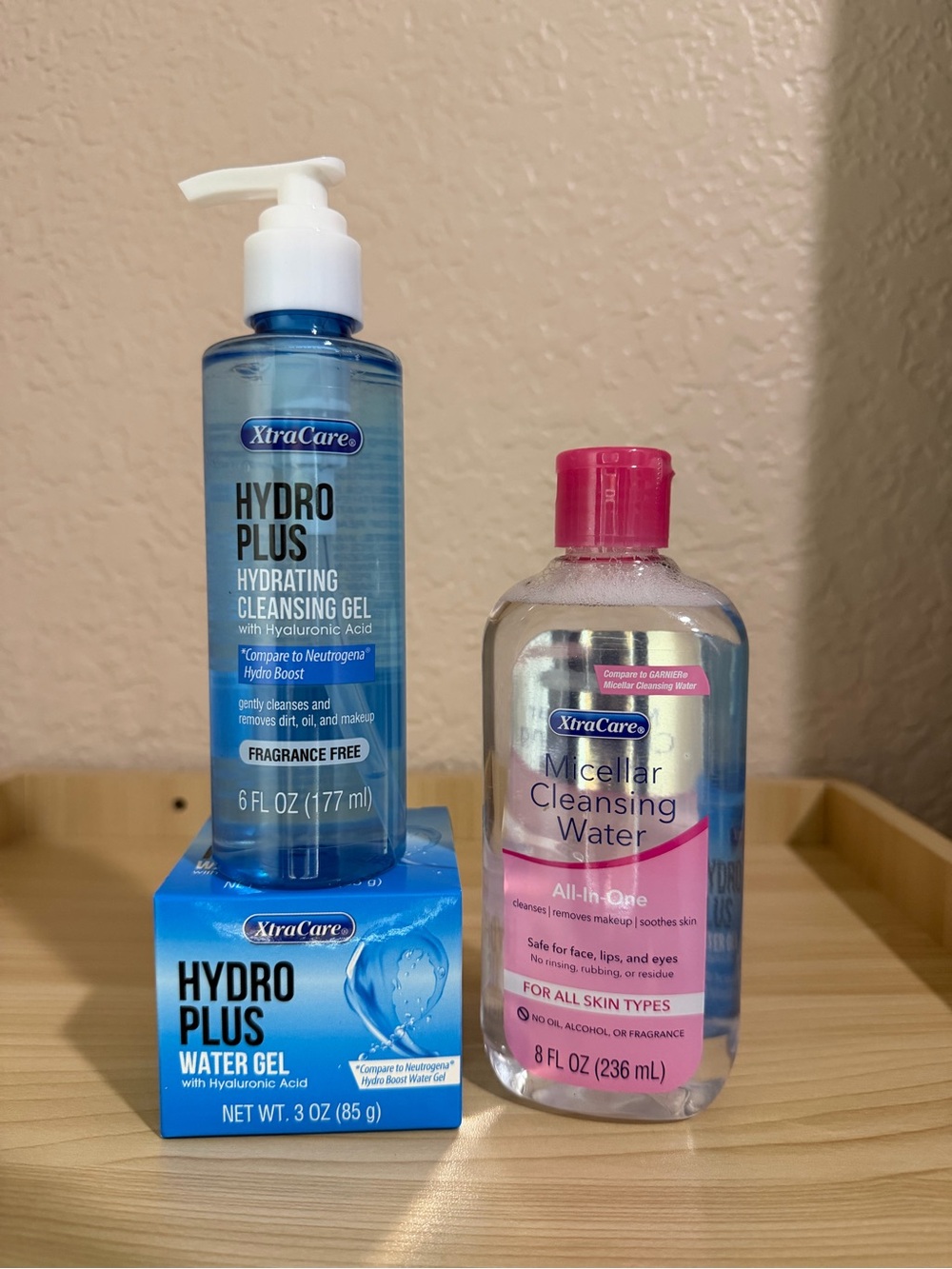 Self Care Gift Set Bun Plus Hydrating Cleansing Gel & Micellar Cleansing Water